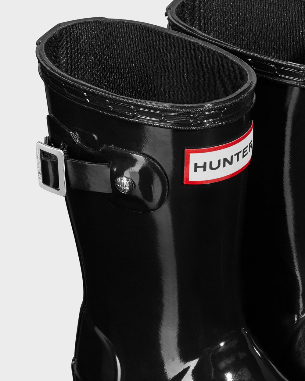 Kids Hunter Rain Boots Black - Original Little Gloss - 6304958-OZ